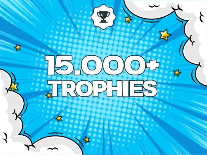 🌟 +15.000 Trophies | Full Access Account 🎮