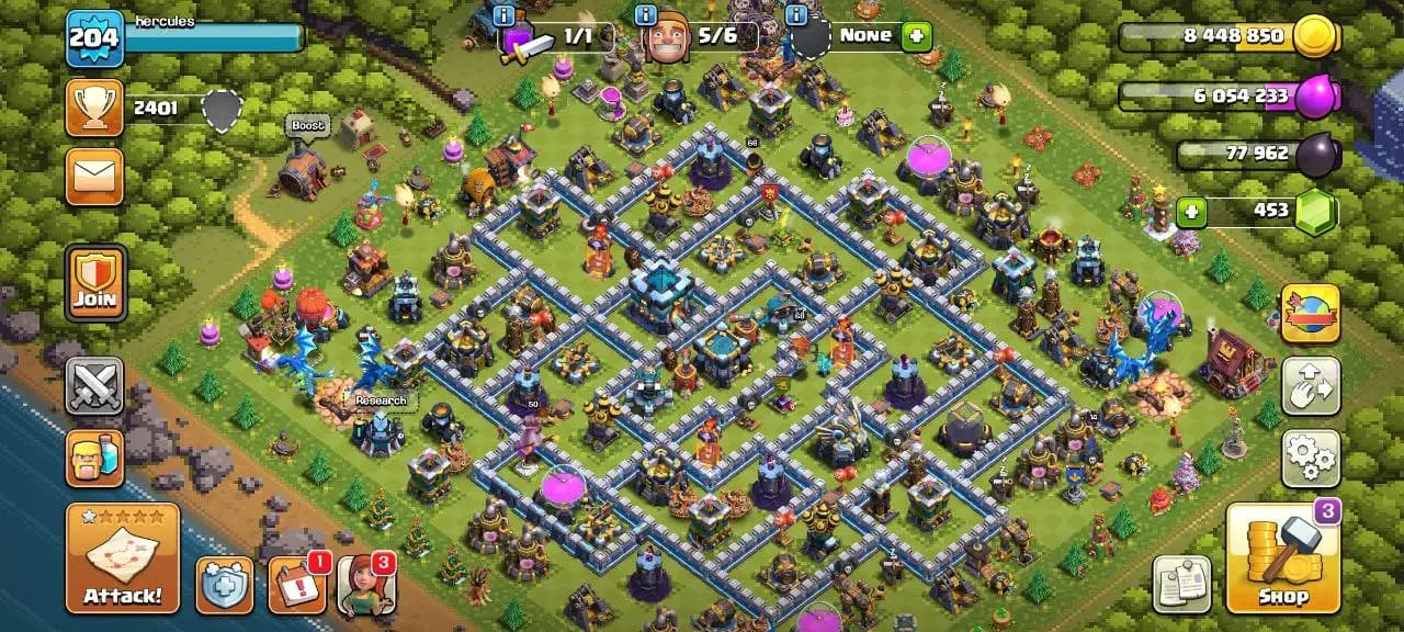 [#1396] [VP] ALMOST MAX TH 13 | 66-68-40-50-14 HEROES | SOME MAGIC ITEMS | 568 CWL MEDALS | 500 RENAME | 3 HEROES SKIN | INSTANT DELIVERY