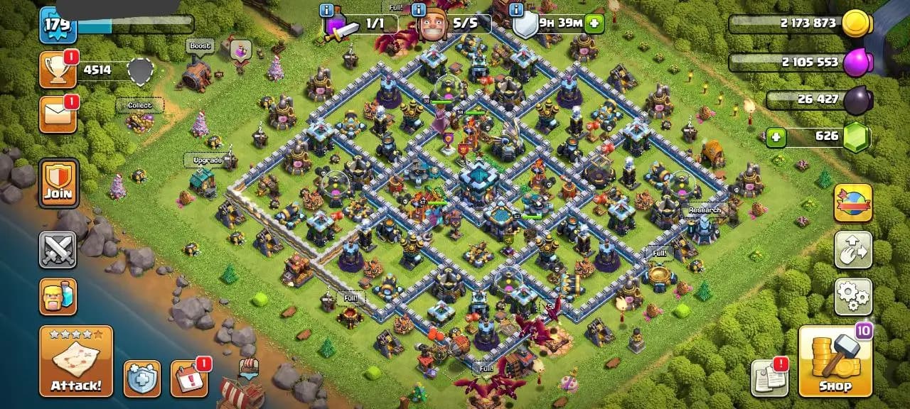 ⚔️ POWERED TH13 ACCOUNT ⚔️ | HEROES 🔥 58-63-47-39-22 👑 | MAGIC INCLUDED 🎁 | STRONG BASE 🛡 | READY TO TRANSFER ⚡️