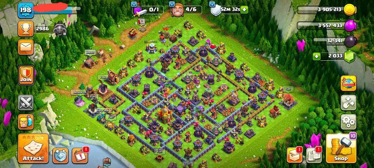 [#792] MAXED TH16 | PURPLE WALLS | 90-90-61-65-37 HEROES | BEST EQUIPMENT | 500 RENAME - GOOD MAGIC ITEMS | INSTANT DELIVERY