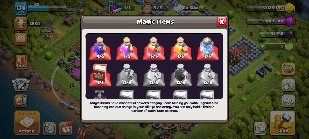[#880] SEMI-MAX TH 13 | 40-40-33-27-1 HEROES | SOME MAGIC ITEMS | 500 RENAME | INSTANT DELIVERY