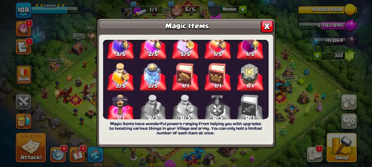 [VP] [#1494] SEMI-MAX TH 11 | 35-34-27-18 HEROES | 500 RENAME | STACKED MAGIC ITEMS | 130 CWL MEDALS | INSTANT DELIVERY