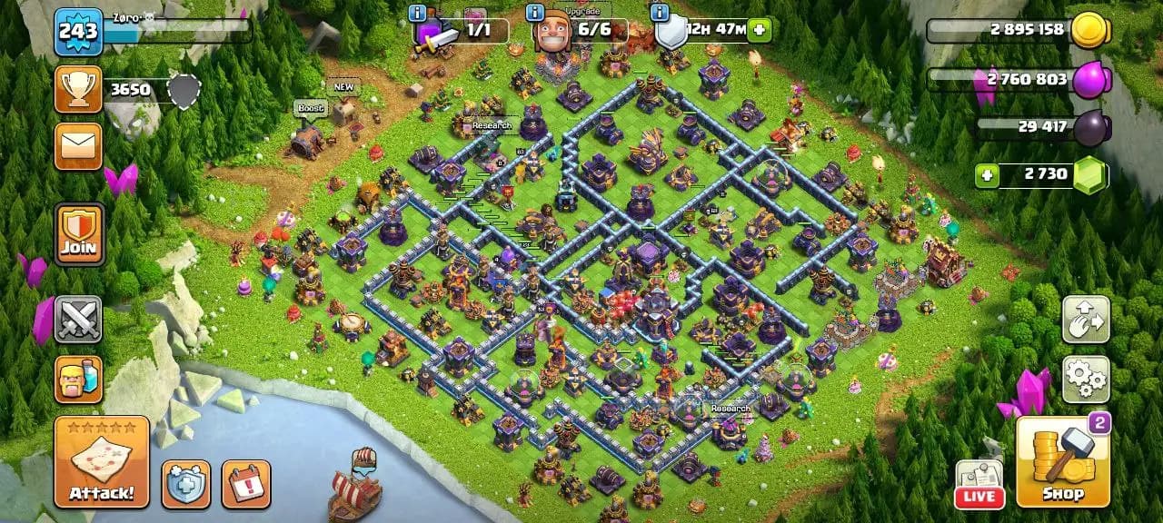 [#1348][VP] ALMOST MAX DEFENCE TH 15 | 63-68-54-53-23 HEROES | 2295 WAR STARS | STACKED MAGIC ITEMS | 400+ CWL MEDALS | BEST EQUIPMENT | 500+ STARRY ORE (RARE)  | CHEAP PRICE | INSTANT DELIVERY