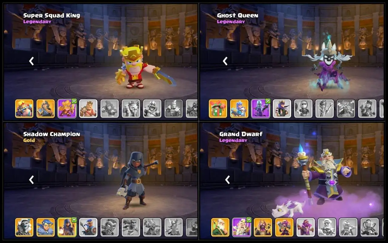 SPARK 💥 TH-17 MAX | 6094 ATB ⭐ | 27 MAX EQUIP 🛡HEROES & PETS MAX 🐾 |MAGIC ITEMS STACKED -CWL MEDALS 🏅 | 13x SKINS 🎭 | 2x SCENERIES 🌄 |  | FAST DELIVERY 🚚