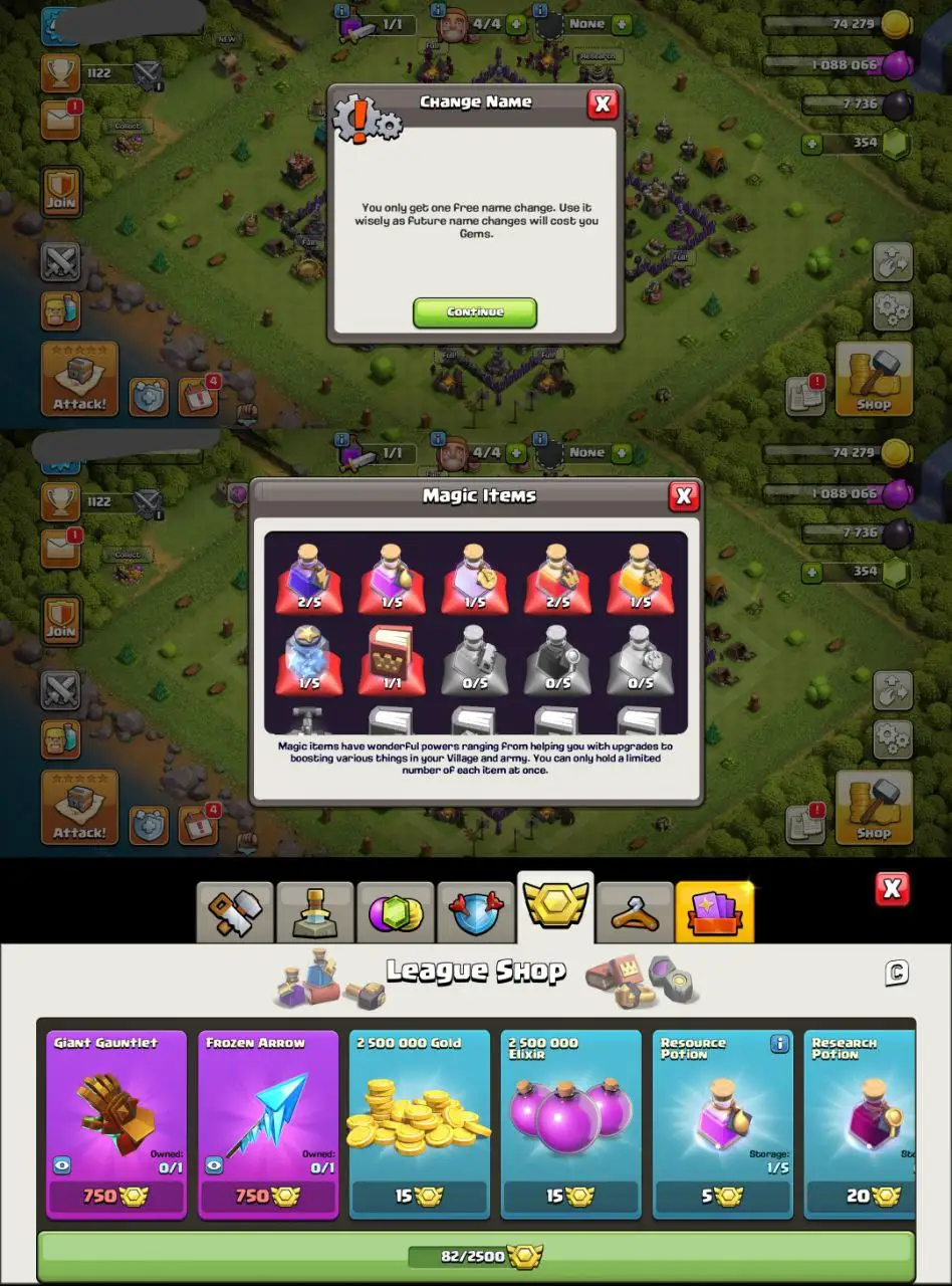 🏰 PERFECT STARTER TH9 🏰 | FREE NAME CHANGE ✏️ | FULL MAGIC 🎁 | EQUIPMENTS READY ⚙️ | HEROES 14-16-8 👑 | DELIVERY INSTANT 🚀