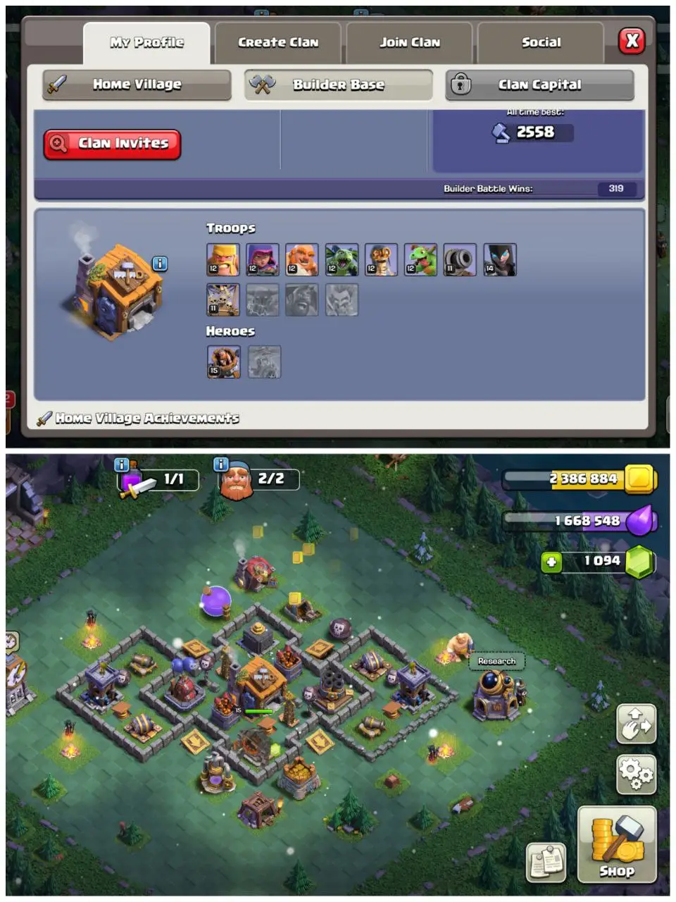 ⚔️ MAXED TH14 ACCOUNT | LEGEND TOUCHED 💪 | FB-17 EQUIPPED | 1K RENAME AVAILABLE ✨ | HEROES STACKED 🔥 | INSTANT DELIVERY