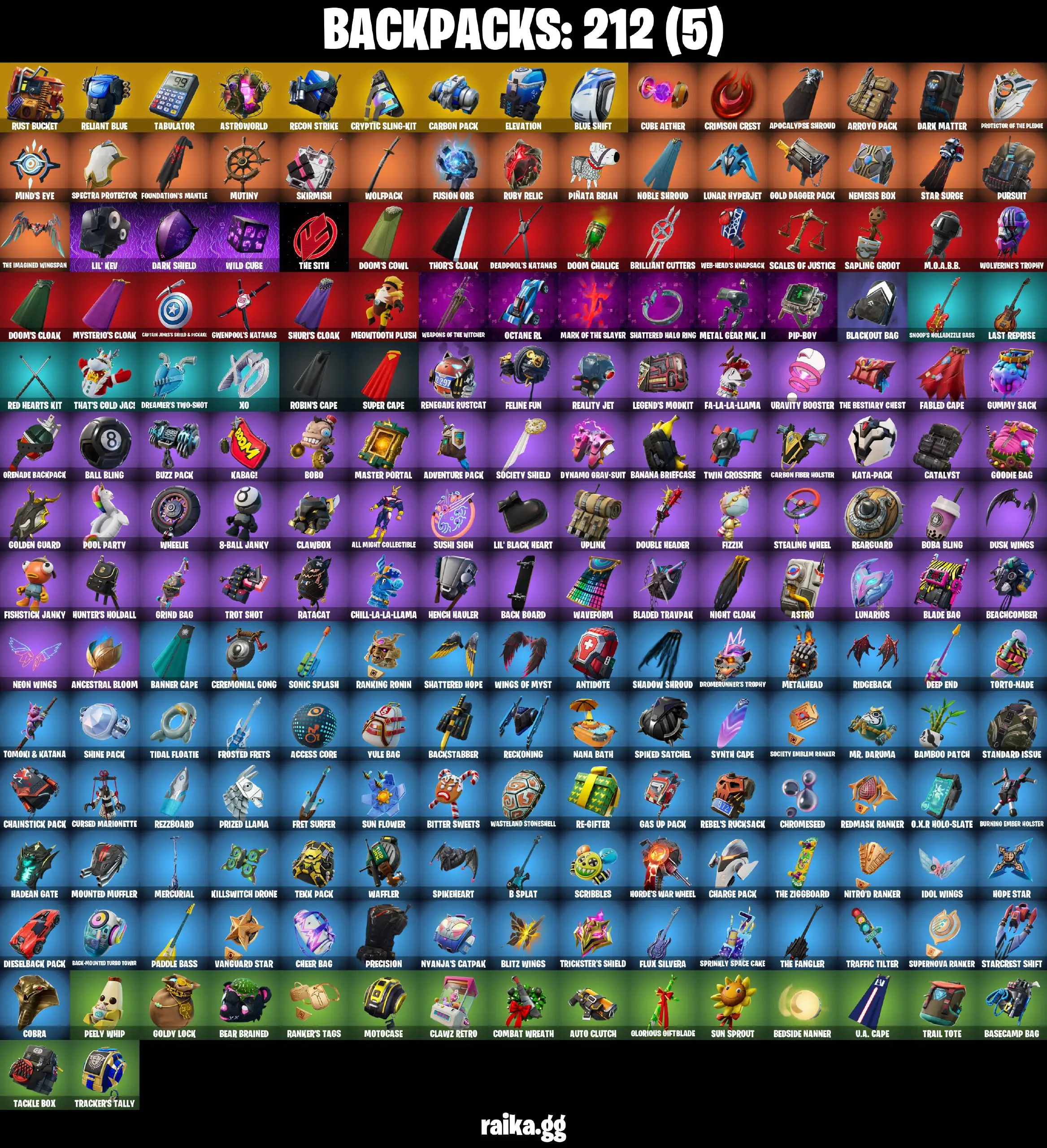 [PC/PSN/XBOX] FA 180 skins | The Reaper | OG STW | Elite Agent | Blue Team Leader | Astro Jack | Take The L | Vivi Chroma | Cloud Striker