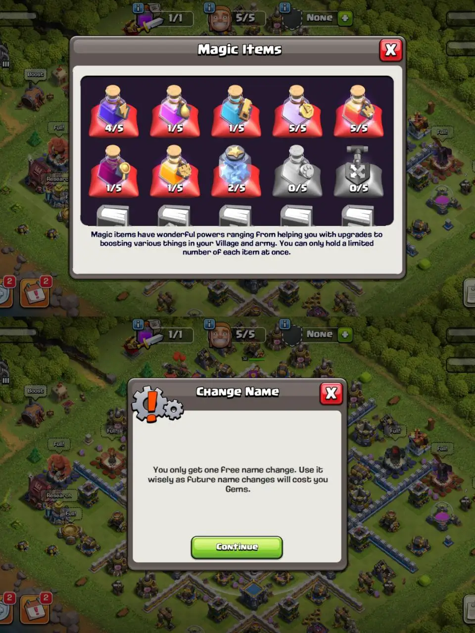 [#764] SEMI-MAX TH 13 | 57-60-40-32 HEROES | SOME MAGIC ITEMS | FREE RENAME | BEST EQUIPMENT | 4 TOTAL SKIN | INSTANT DELIVERY