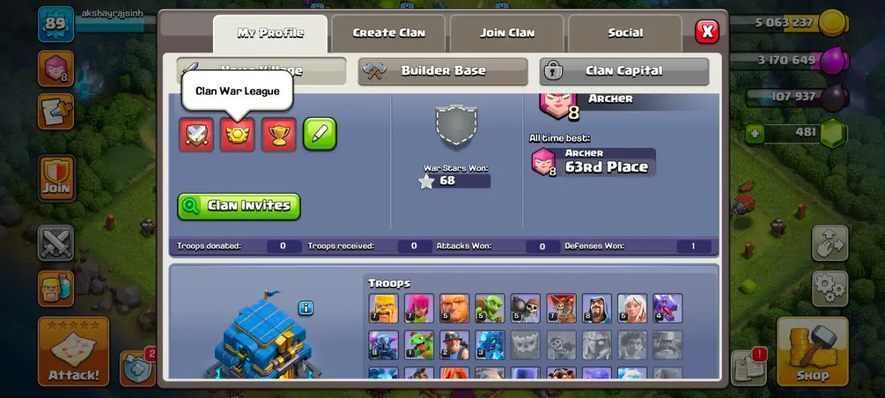 [VP] [#1491] SEMI-MAX TH 12 | 39-37-18-9 HEROES | SOME MAGIC ITEMS | 147 CWL MEDALS | FREE RENAME | INSTANT DELIVERY