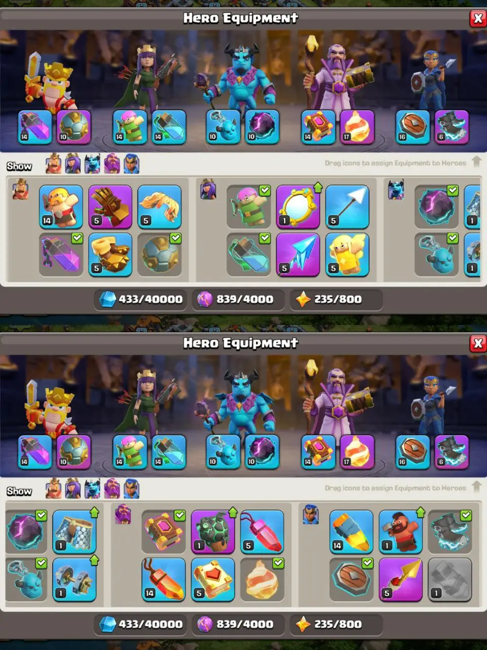 [#818] SEMI-MAX TH 14 | 76-78-51-55-30 HEROES | 500 RENAME | BEST EQUIPMENT | INSTANT DELIVERY