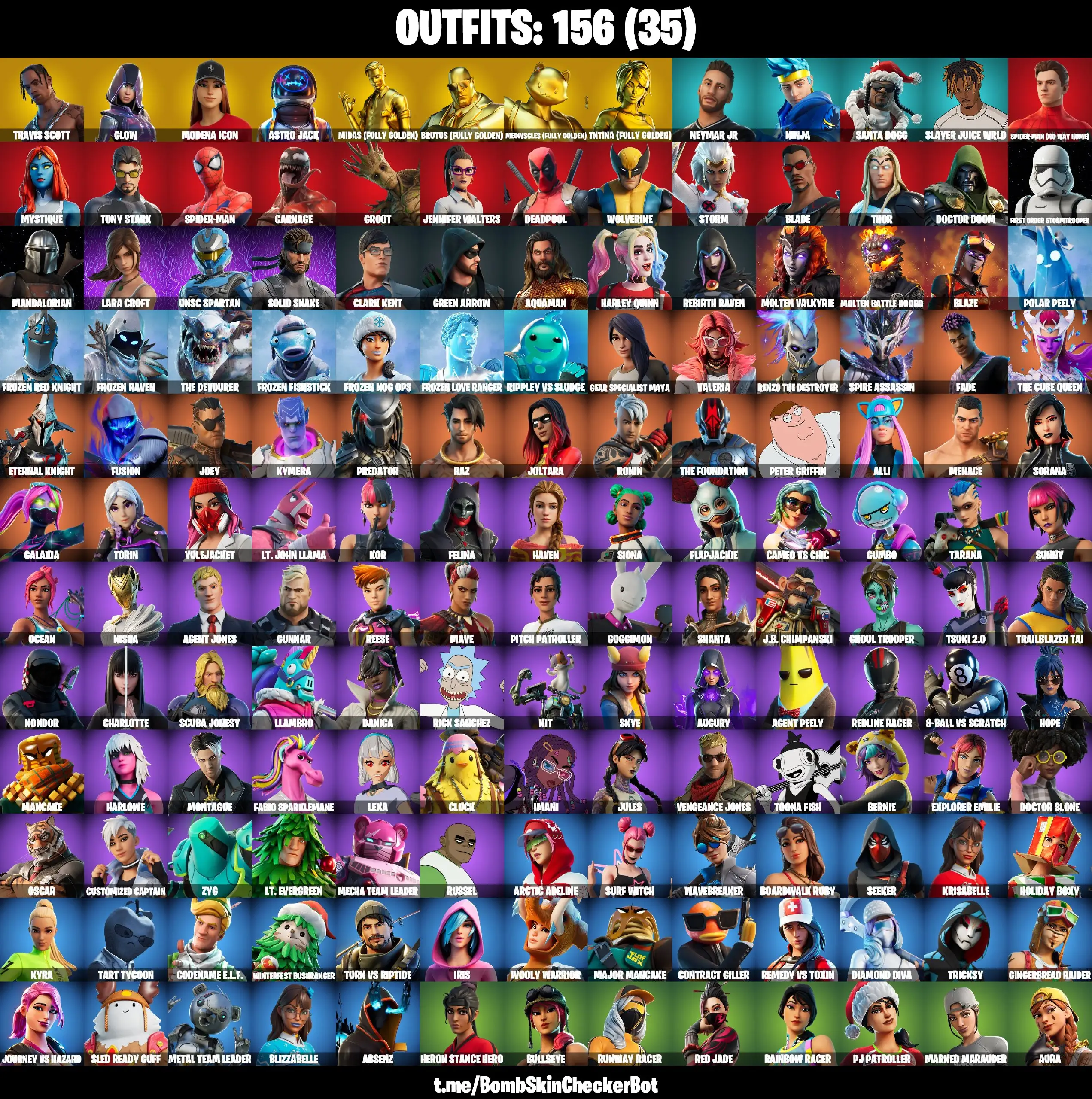 【156 SKINS】 TRAVIS SCOTT❤️ASTRO JACK❤️ OG STW❤️ GLOW❤️   (PC/PSN/XBOX)