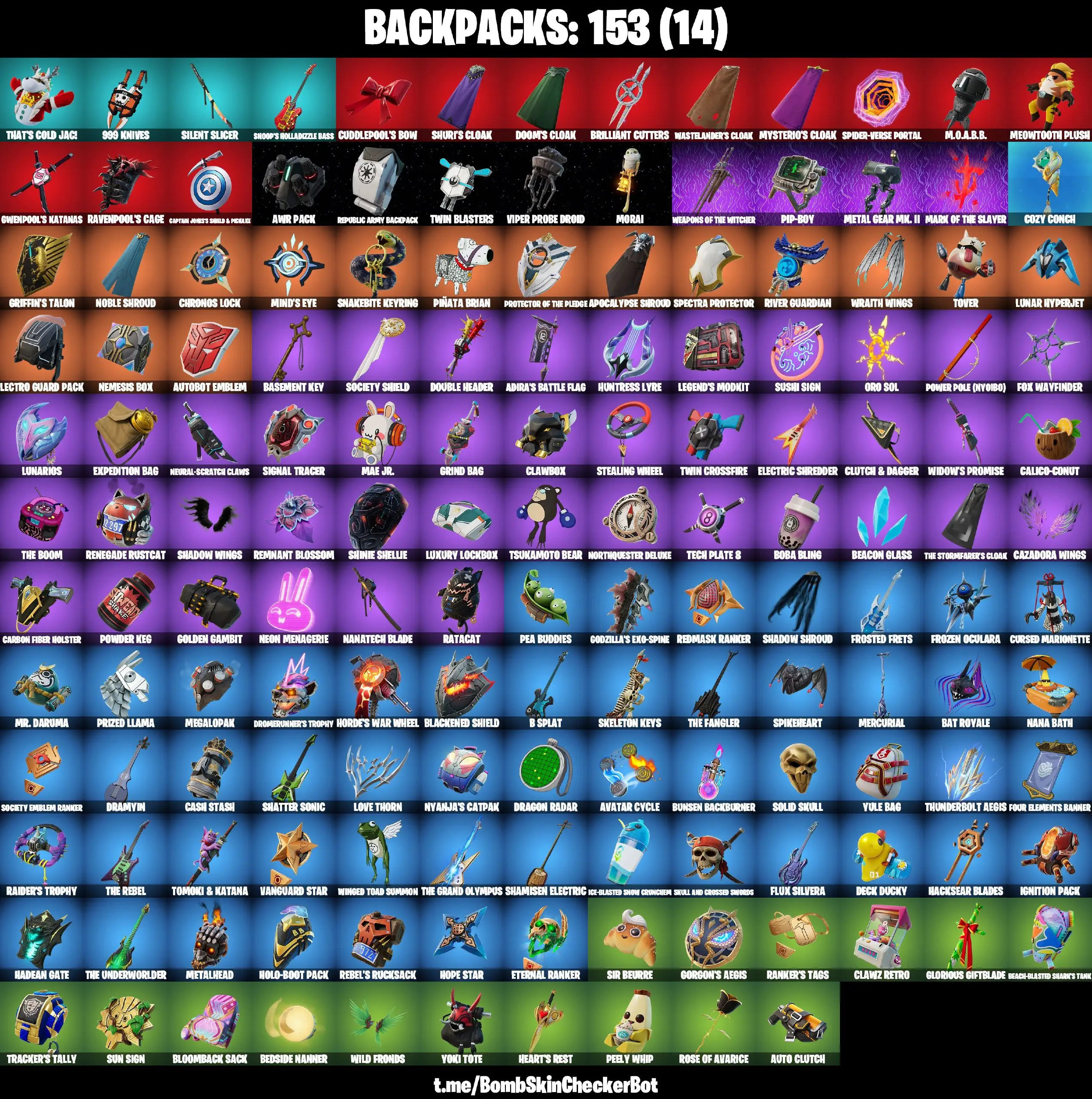 [PC/PSN/XBOX] 104 skins | Clone Trooper | Doom Slayer | Stray | Eren Jaeger | Knight  Helm | Black Goku | CRZ 8 | Renegade Lynx