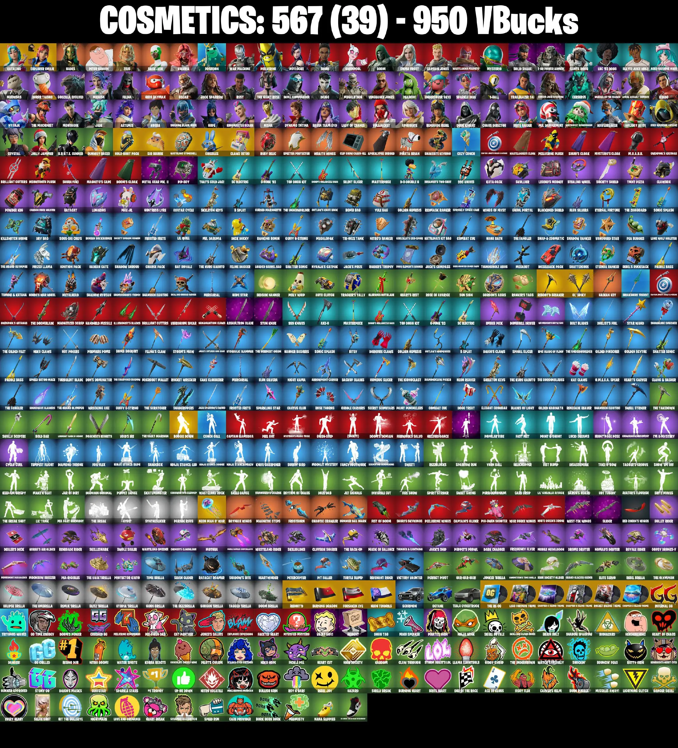 [PC/PSN/XBOX] 76 skins | Katalina | Explorer Emilie | Holo-Boot Pack | Sir Beurre | Wasteland Stoneshell | Greebles | Clawz Retro | Reboot'd Breaker 