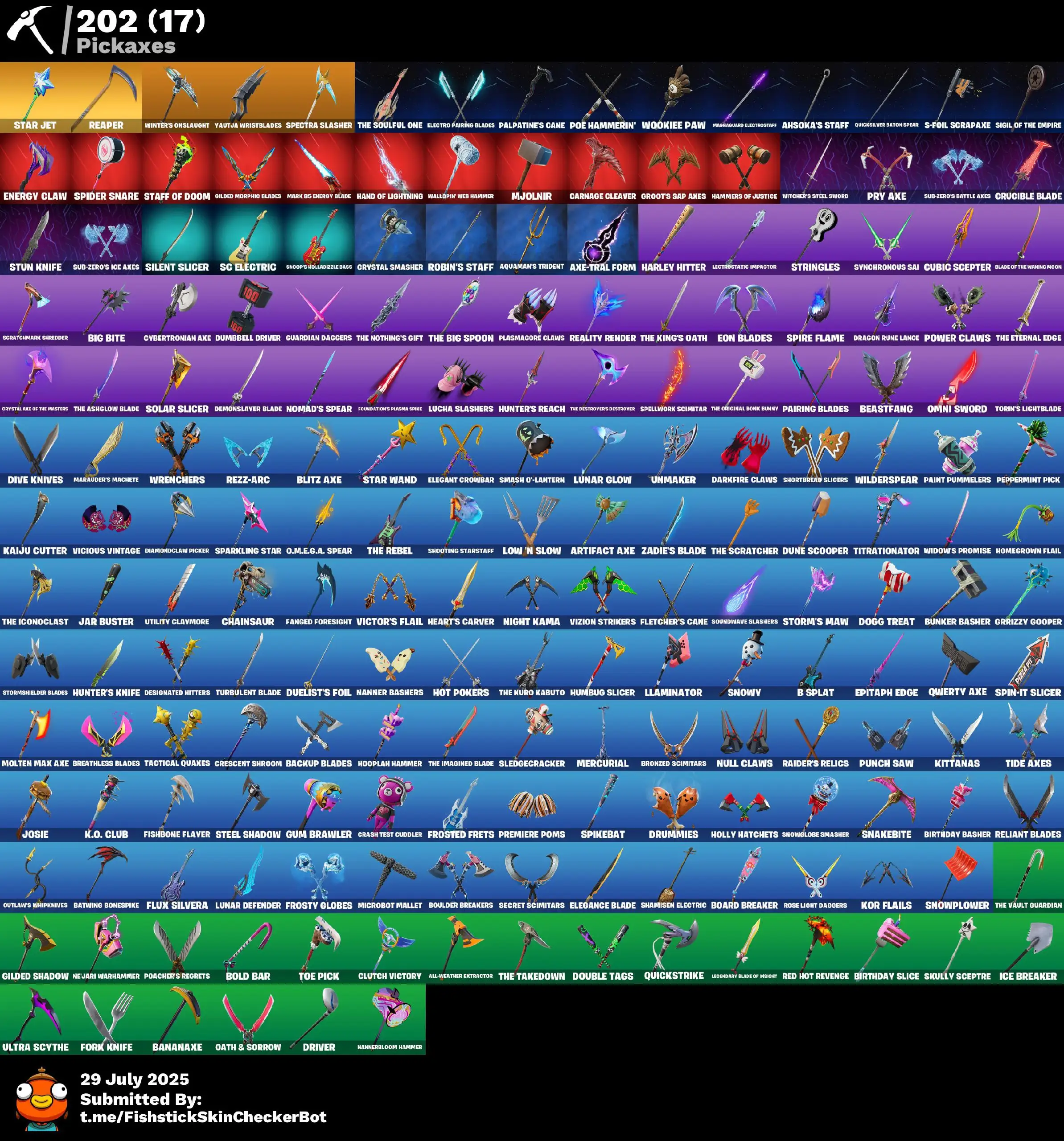 163 skins | Dummy Supreme | Victory Crest | Star Jet | Reaper | Verve | Astro Jack | Eternal Knight | Malik 