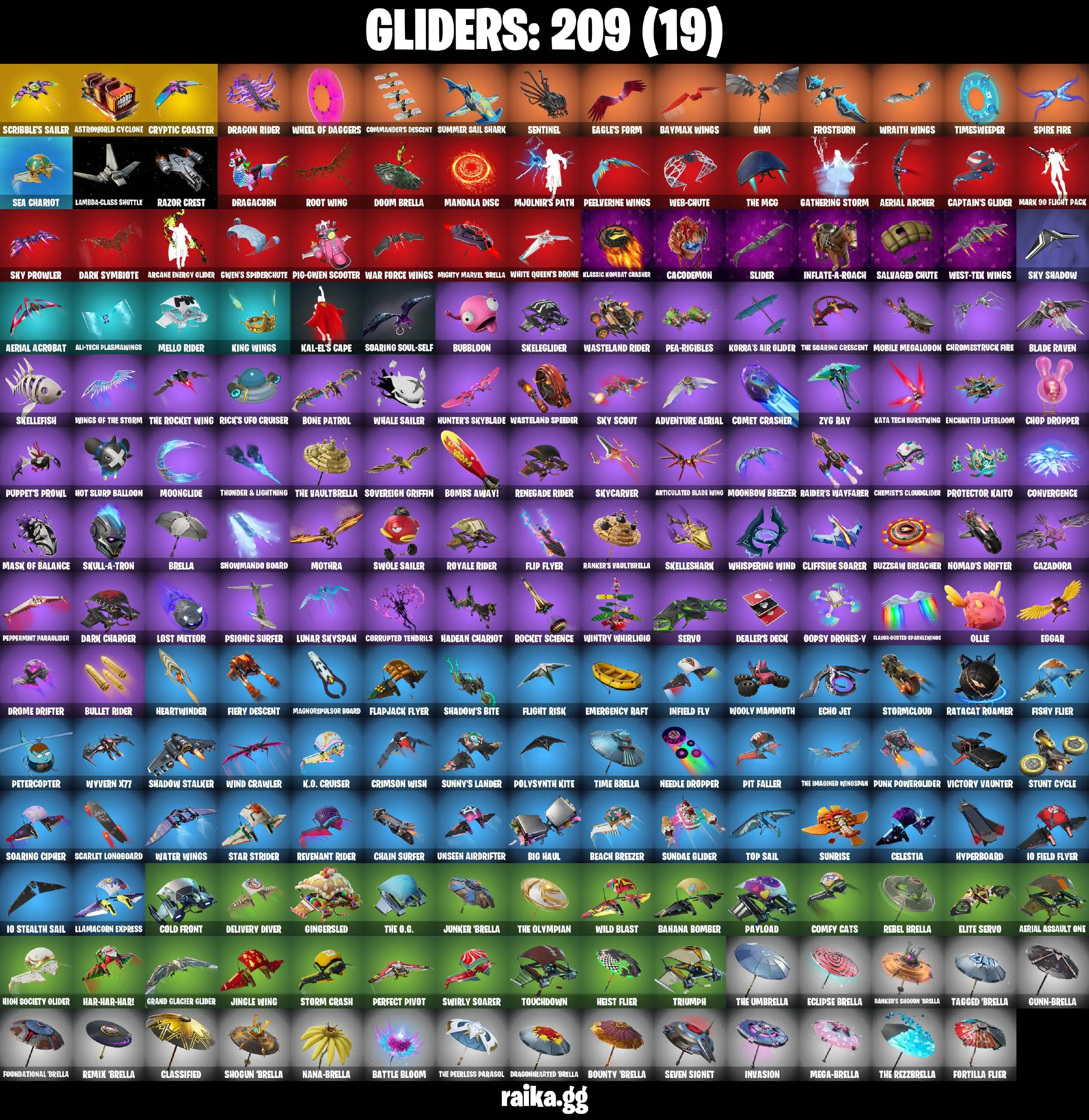 [PC/XBOX] 331 skins | Leviathan Axe | Renegade Raider | Aerial Assault Trooper | Raider's Revenge | Gold Midas | Katalina | 500 VB