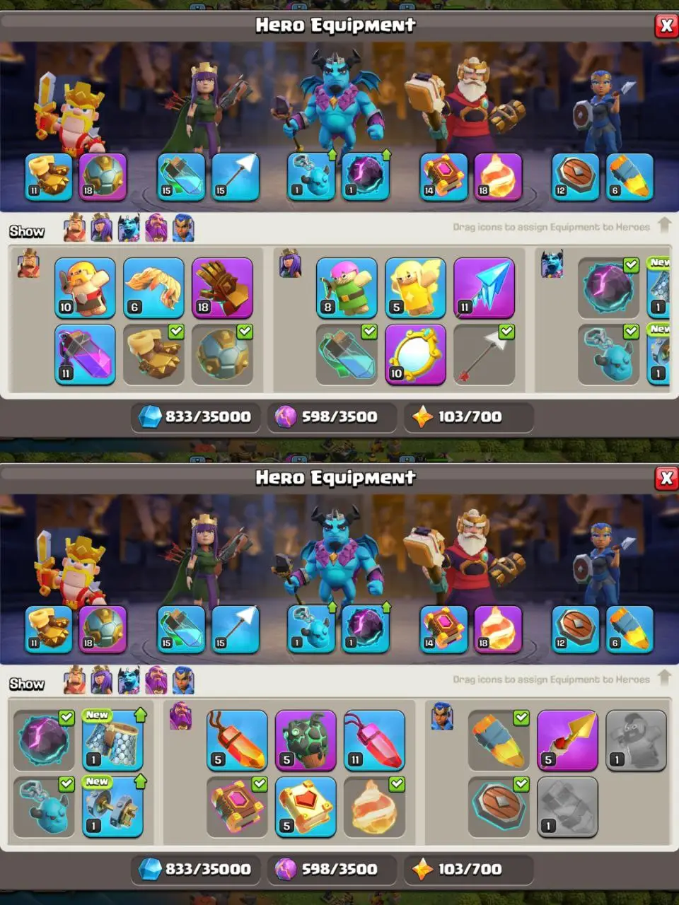 [#728] SEMI-MAX TH 14 | 62-67-40-41-13 HEROES | BEST EQUIPMENT | INSTANT DELIVERY
