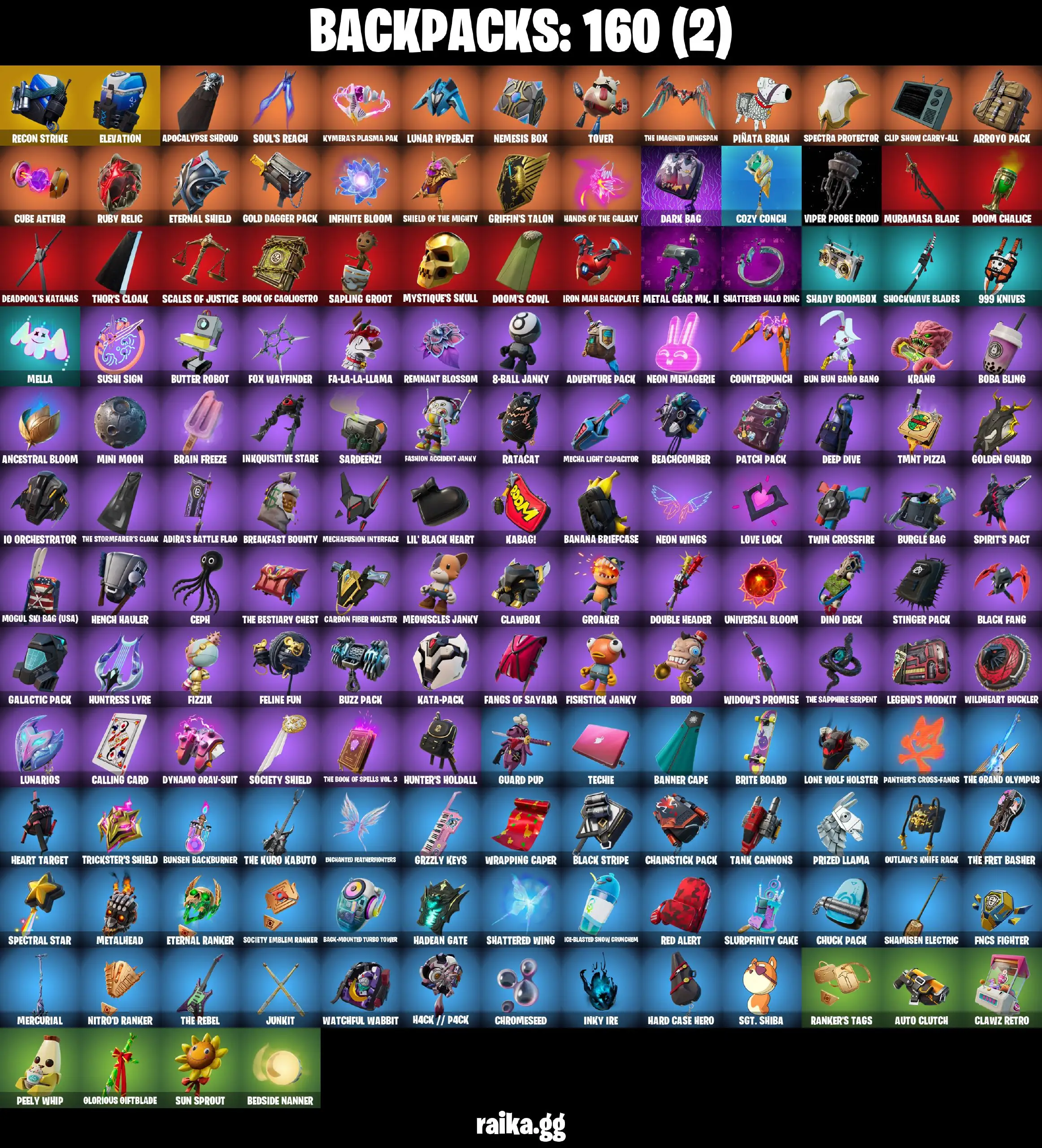 [PC/PSN/XBOX] 131 skins | Leviathan Axe Gold Brutus | Gold TNTina | Gold Midas | Gold Meowscles | Point Patroller | Cloud Striker | Fade
