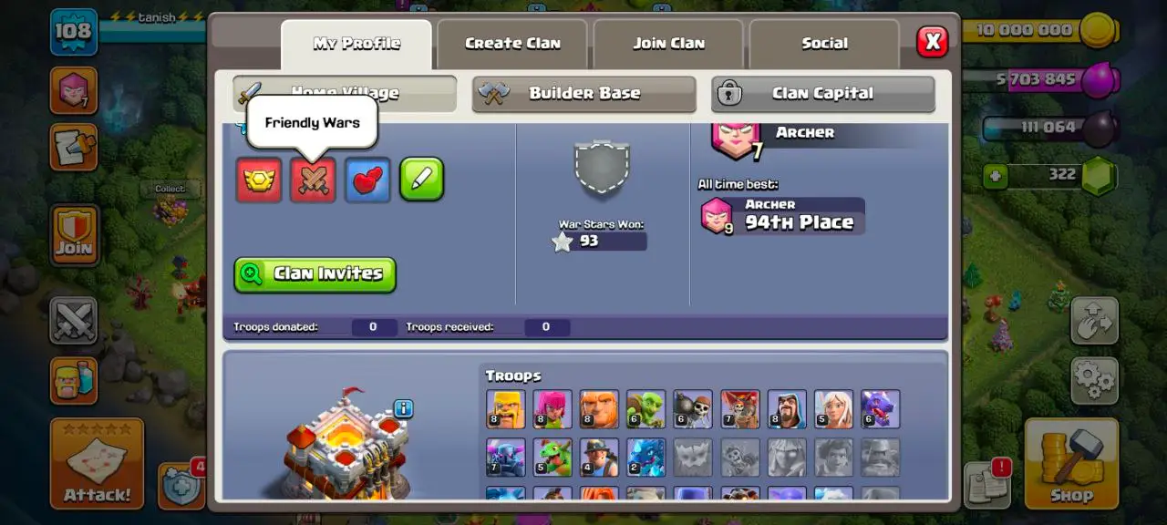 [VP] [#1494] SEMI-MAX TH 11 | 35-34-27-18 HEROES | 500 RENAME | STACKED MAGIC ITEMS | 130 CWL MEDALS | INSTANT DELIVERY