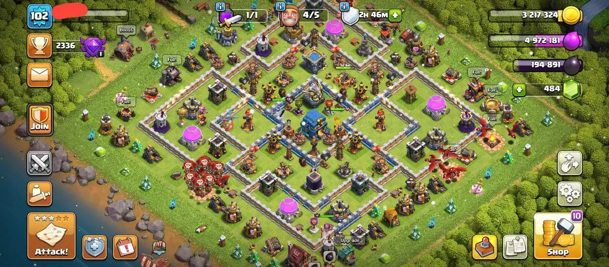 🔥 DECENT TH12 | 4804 RAID MEDALS + 404 CWL 🏅 | HEROES 36/44/20/14 | STACKED EQUIPMENT SB-16 MM-15 LP-7 FB-15 ⚔️ | INSTANT DELIVERY 🚀