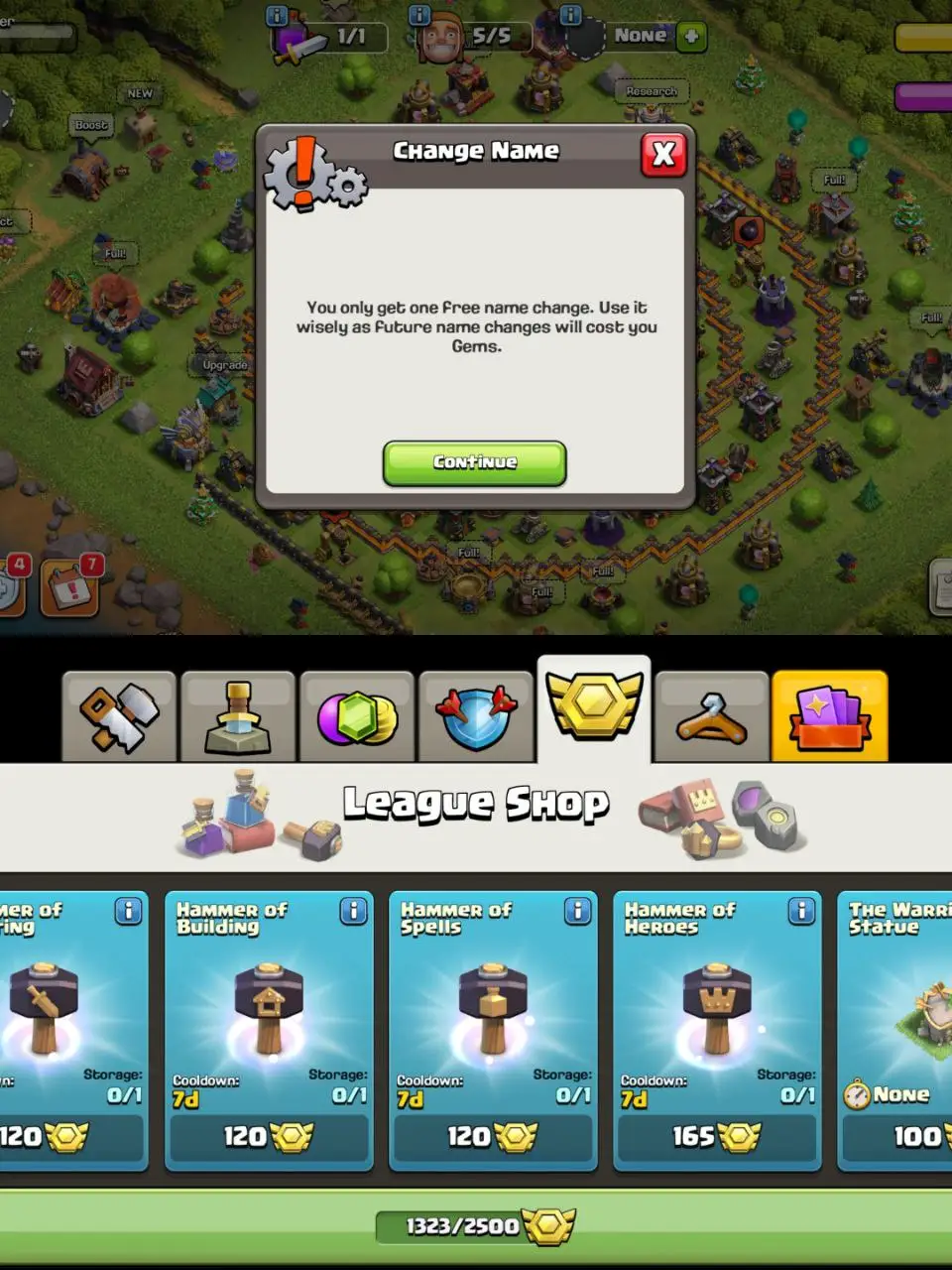 [#740] SEMI-MAX TH 11 | 33-35-19-5 HEROES | STACKED MAGIC ITEMS | FREE RENAME | 1323 CWL MEDALS | BEST EQUIPMENT | INSTANT DELIVERY