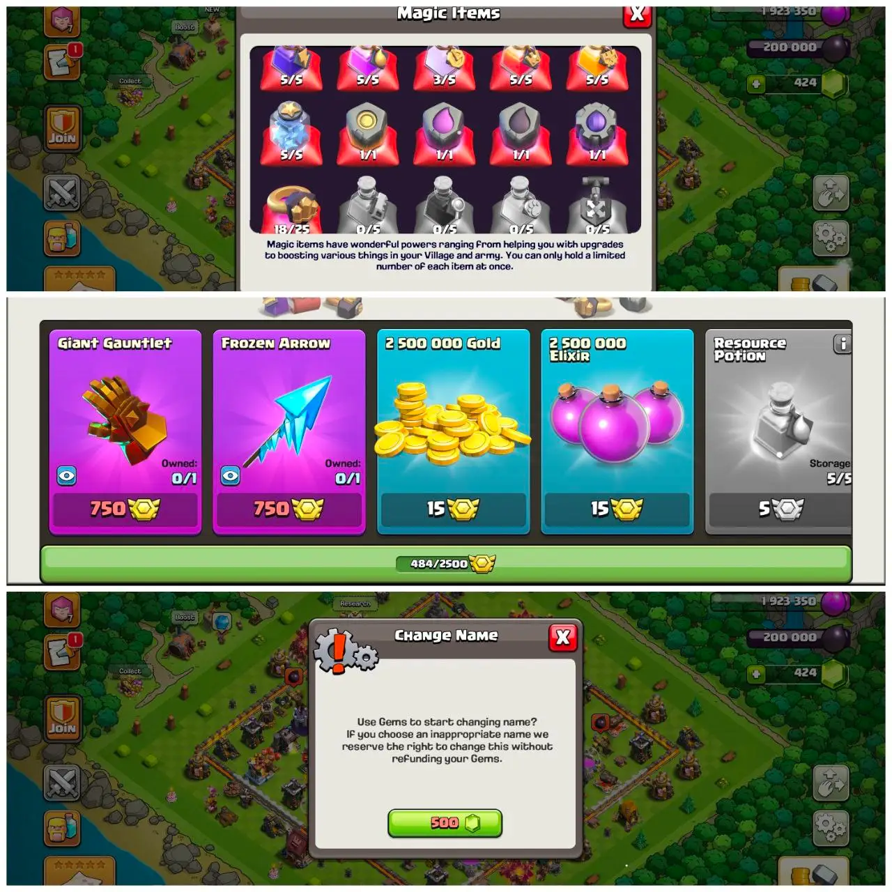 [VP] [#1524] SEMI-MAX TH 11 | 42-41-21-9 HEROES | STACKED MAGIC ITEMS | 484 CWL MEDALS | 500 RENAME | BEST EQUIPMENT | INSTANT DELIVERY