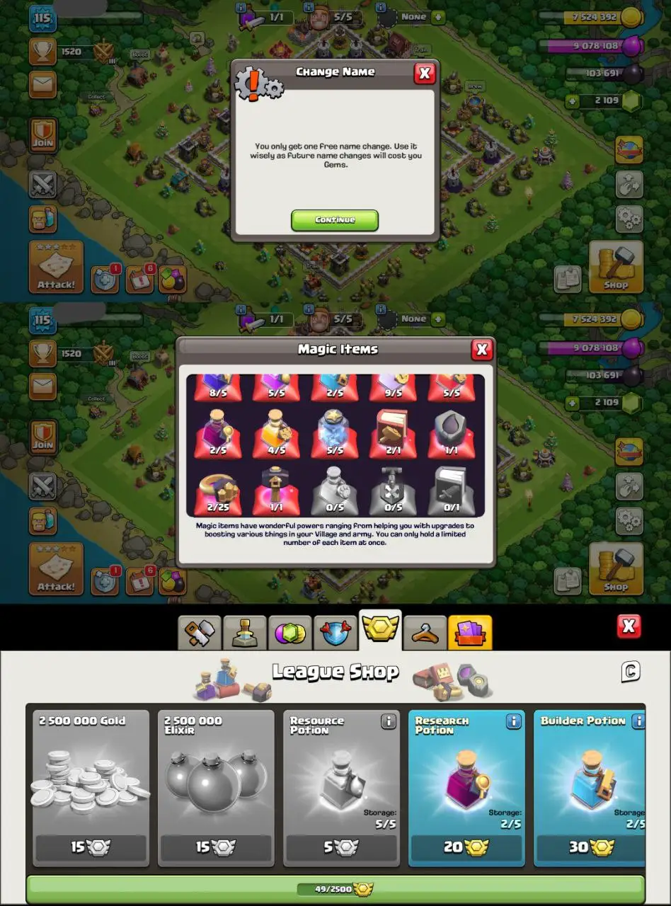 💎 TH-11 MAX | MAGIC ITEMS | 3 EPIC EQUIP | GOOD DEFENSE - HERO'S 50-50-30-20  | NC FREE | CWL MEDALS | QUICK DELIVERY ✅