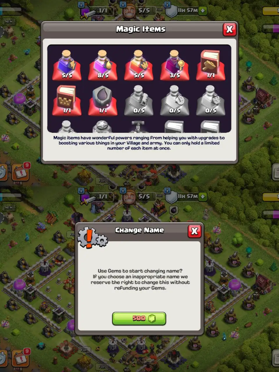 [#708] SEMI-MAX TH 12 | 50-50-30-20 HEROES | BEST EQUIPMENT | SOME MAGIC ITEMS | 500 RENAME | INSTANT DELIVERY