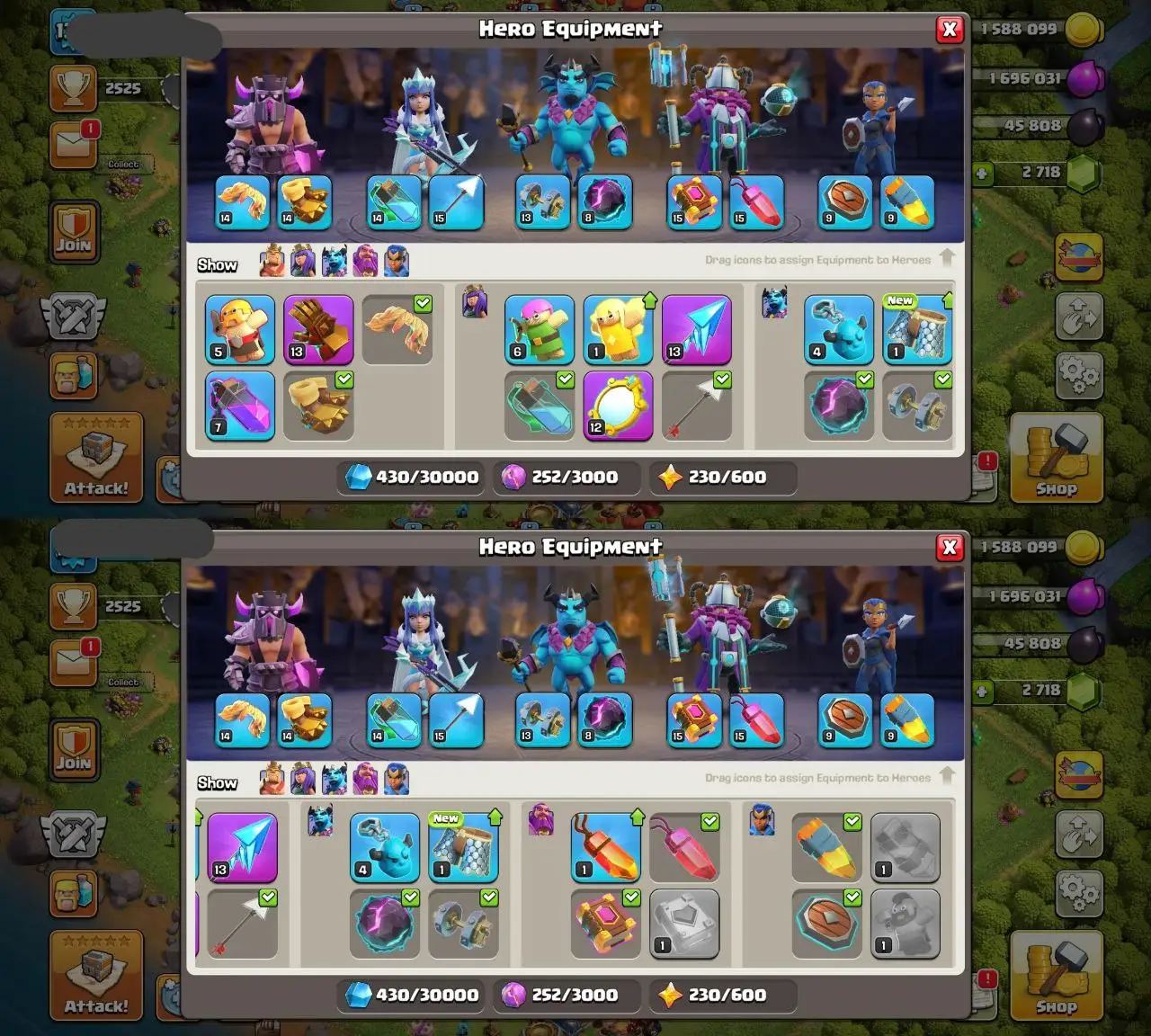🔥 VERY GOOD TH13 🔥 | HEROES 48•49•27•20•2 👑 | MAGIC ITEMS STACKED 🎁 | EQUIPMENT READY ⚙️ | NC 1000 ✏️ | INSTANT DELIVERY ⚡️
