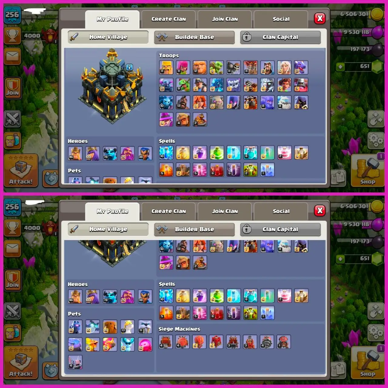 🏆 2 HEROES MAX 96-100-78-75-38 👑 POWER-PACKED TH17 🔥 | 7 EPIC 26 EQUIPMENT ⚙️ | STRONG DEFENCES 🛡 | MAGIC ITEMS STACKED 🏅 | RENAME -500 💠 | CWL MEDALS| QUICK DELIVERY 🚀