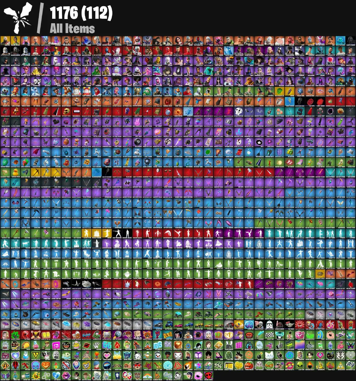 [PC/PSN/XBOX] 202 skins | Kratos | Xander | Major Glory | T-Rex | Mimir | FNCS Holoflair | Battleship | Scottie Dog | Neon Wings | Oasis Wind | Racecar 