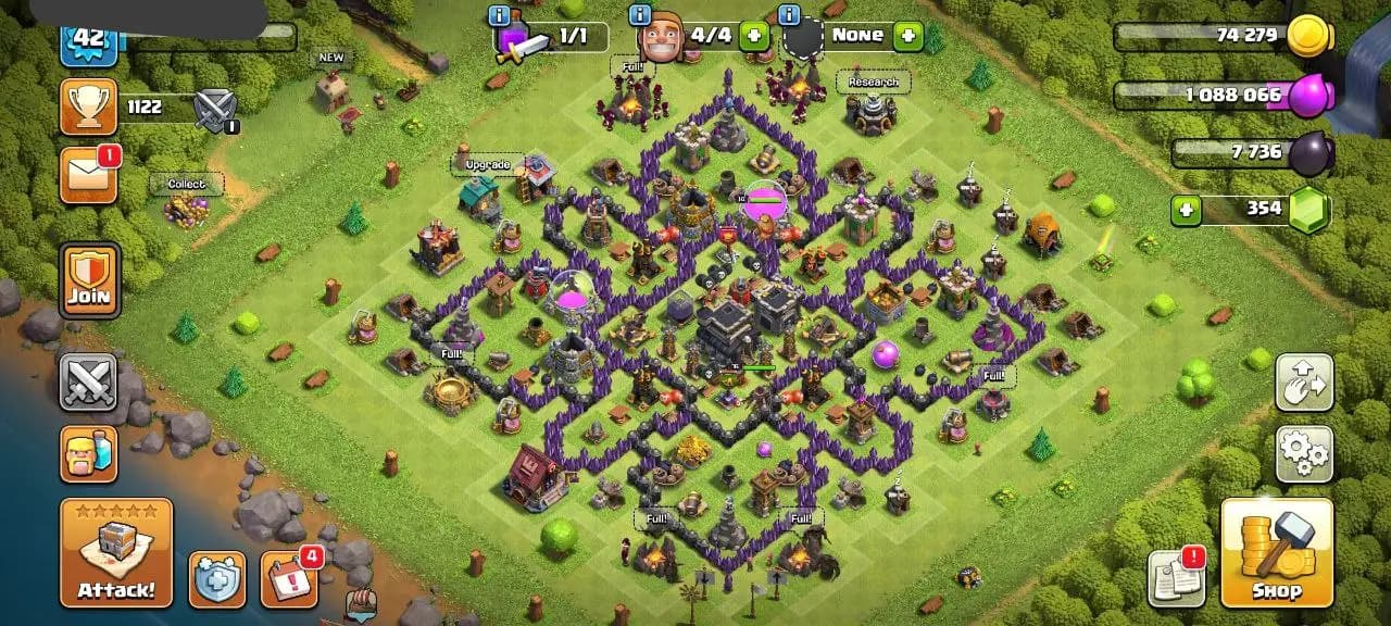 🏰 PERFECT STARTER TH9 🏰 | FREE NAME CHANGE ✏️ | FULL MAGIC 🎁 | EQUIPMENTS READY ⚙️ | HEROES 14-16-8 👑 | DELIVERY INSTANT 🚀