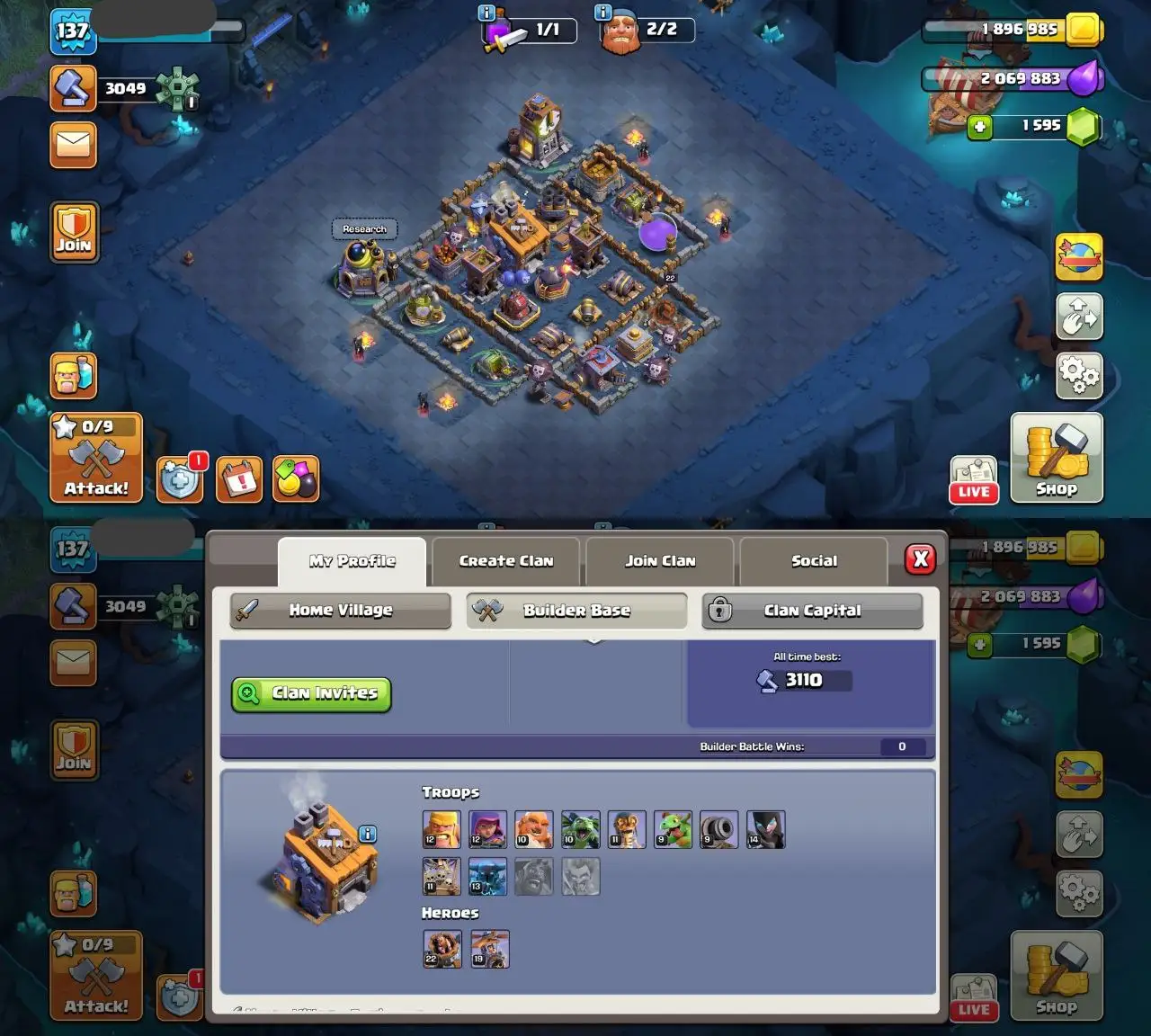 💎 TH12 FULL MAXED 💎 | 2 EPIC EQUIPS | 18 EQUIPS 🛠 | HEROES 60-56-40-33 👑 | MAGIC ITEMS 💰 | FREE RENAME ✅ | FAST DELIVERY 🚀