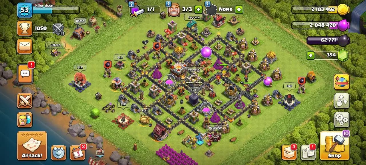 [#763]  BEGINNERS TH 11 | 19-12-3 HEROES | FREE RENAME | INSTANT DELIVERY