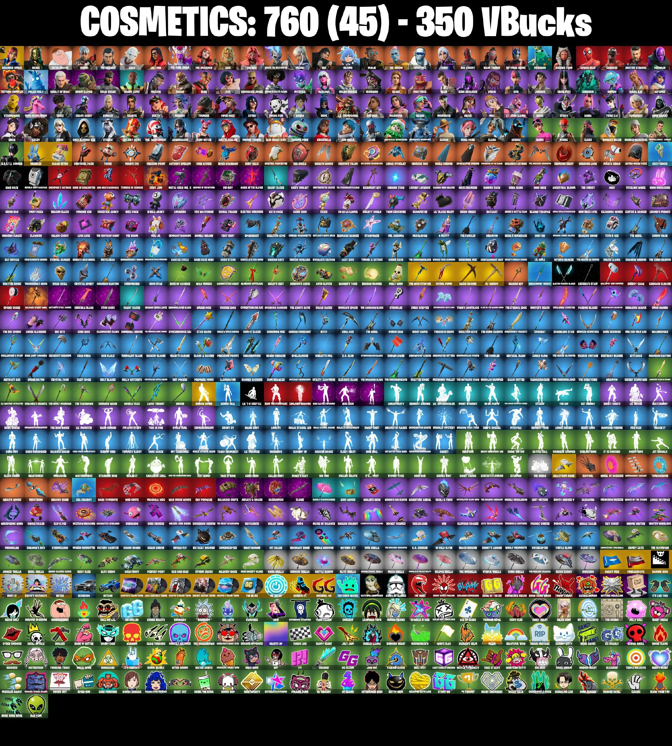[PC/PSN/XBOX] 113 skins | Explorer Emilie | Greebles | Clawz Retro | The Dish-stroyer | Petrol Pump | Basic Basher | Ol' Woody (PARENTAL CONTROL)