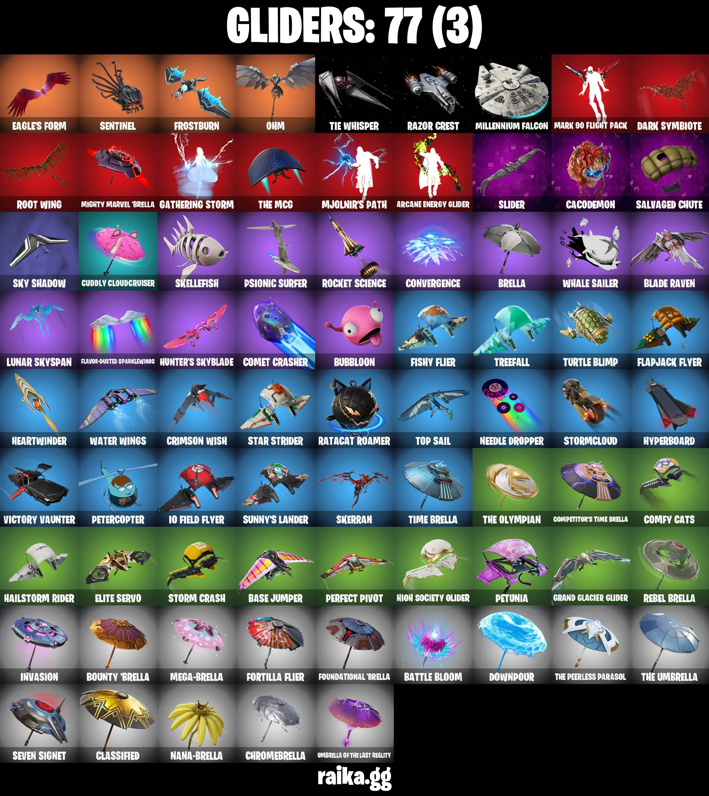 [PC/PSN/XBOX] 80 skins | Leviathan Axe | Tart Tycoon | Fancy Peter Griffin | Candy Axe | BLACK ETERNAL KNIGHT | Curse Buster | 750 VB