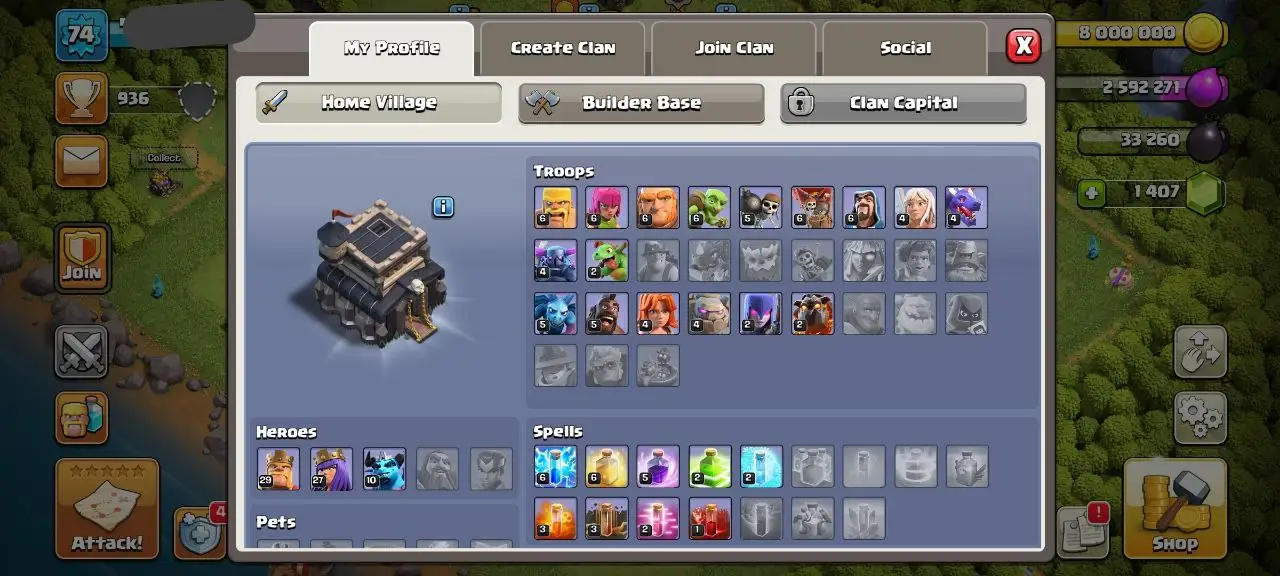 💎 [US LOCAL]TH-9 DEAL | NEAR MAX | MAGIC ITEMS | EPIC EQUIP| GOOD DEFENSE - HERO'S 29-27-10 | RENAME -500  |QUICK DELIVERY ✅