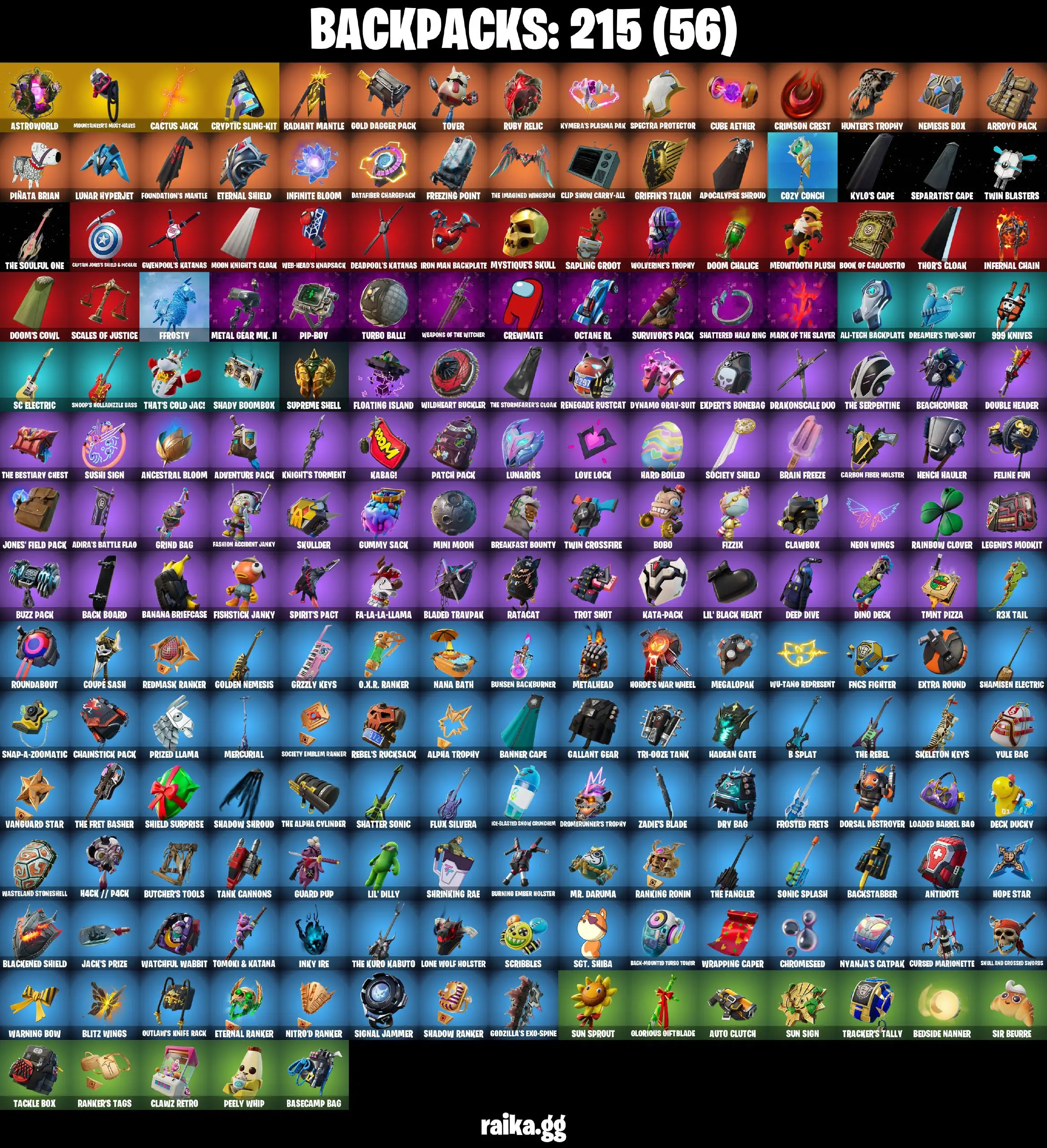 [PC/PSN/XBOX] 144 Stacked OG skins | Travis Scott | Astro Jack | Gold Meowscles | Gold Brutus | Gold Midas | Vivi Chroma | Cactus Jack | Lara Croft | Yellow Jacket 300 VB	