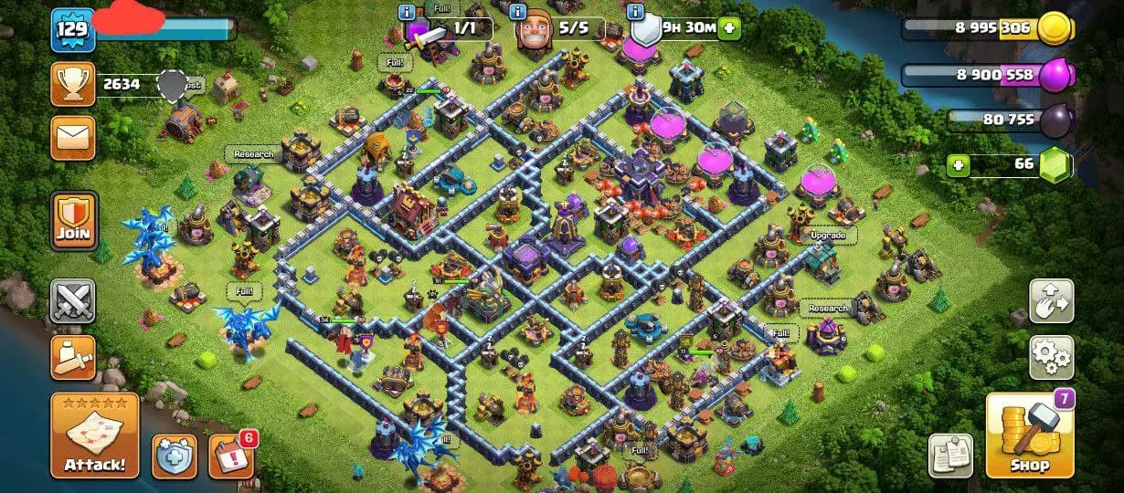 🔥 TH15 BASE | 500 RENAME READY 📝 | 771 RAID MEDALS | HEROES 51•71•40•34•22 💪 | GREAT WALLS & INSTANT DELIVERY 🚀