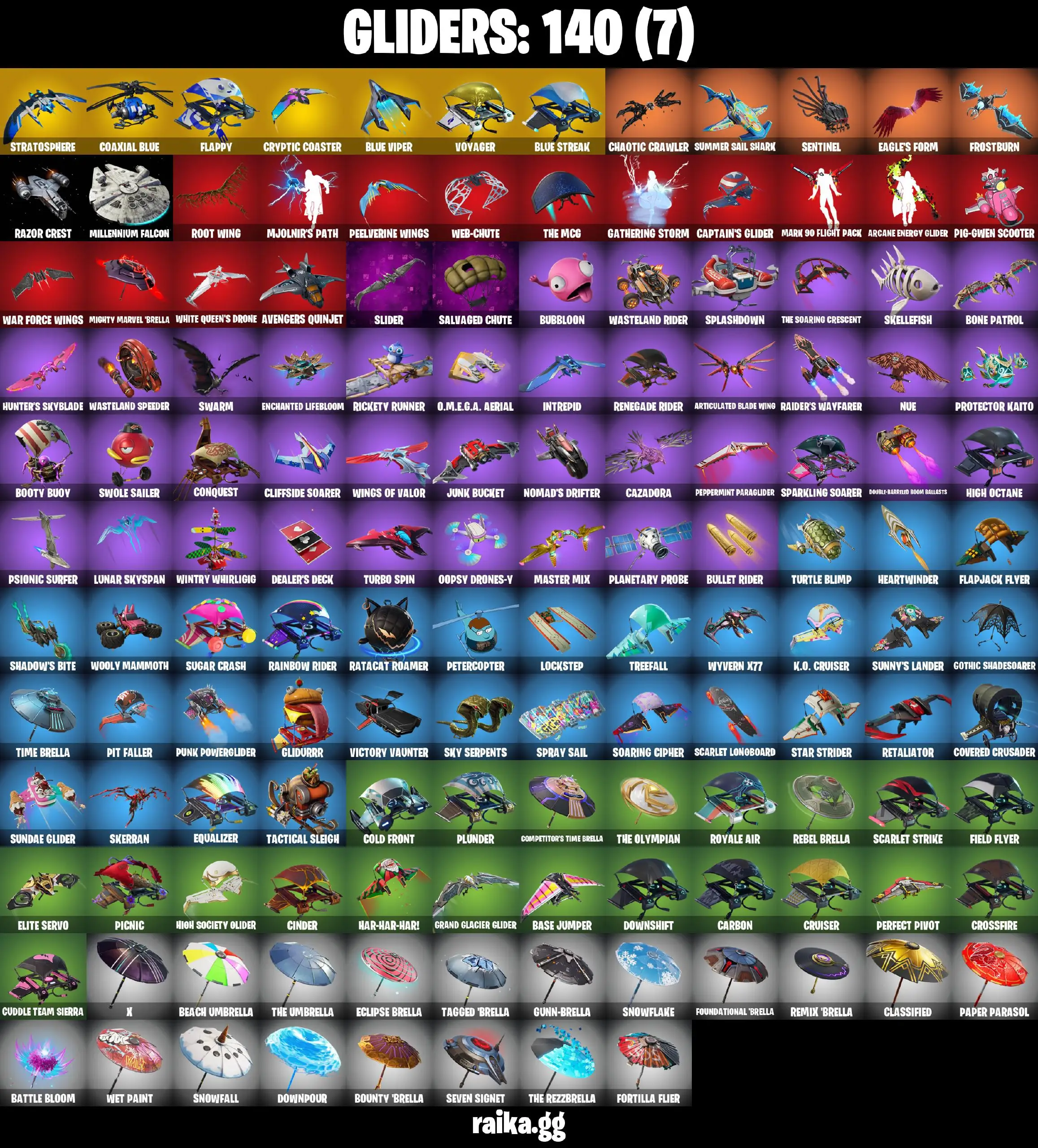 [PC/PSN/XBOX] 190 skins | The Reaper | Elite Agent | Blue Team Leader | Take The L | Subzero Cryptic | Blue Striker | Point Patroller | 1100 VB