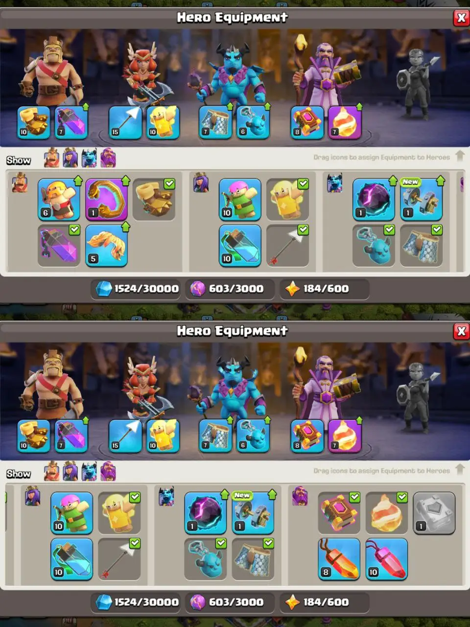 [#743] SEMI-MAX TH 12 | 54-58-28-23 HEROES | STACKED MAGIC ITEMS | 528 CWL MEDALS | 500 RENAME | BEST EQUIPMENT | INSTANT DELIVERY