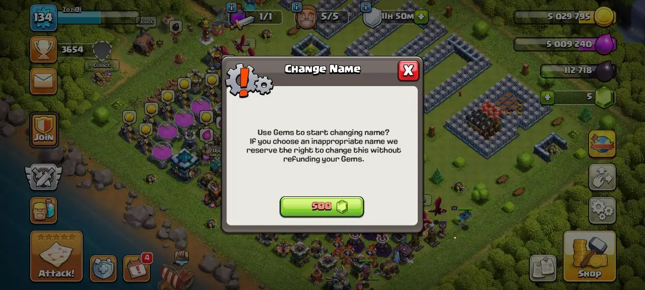 [#880] SEMI-MAX TH 13 | 40-40-33-27-1 HEROES | SOME MAGIC ITEMS | 500 RENAME | INSTANT DELIVERY