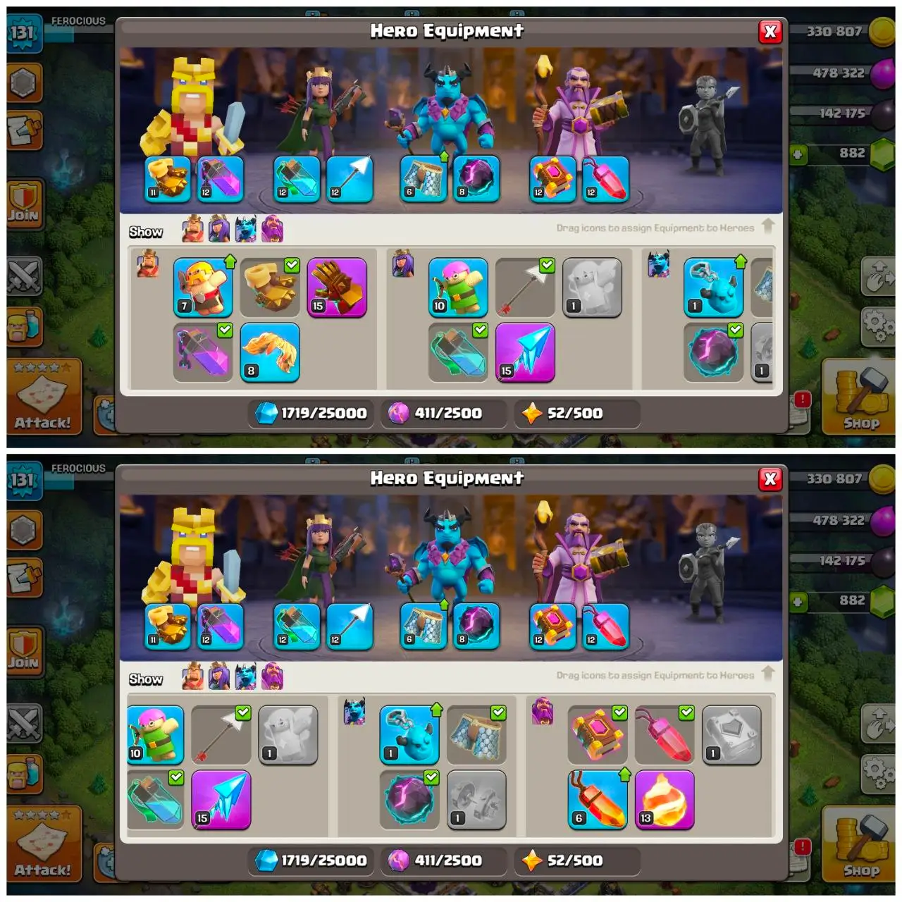 [VP] [#1502] ALMOST MAX TH 12 | 51-52-30-20 HEROES | SOME MAGIC ITEMS | FREE RENAME | BEST EQUIPMENT | INSTANT DELIVERY