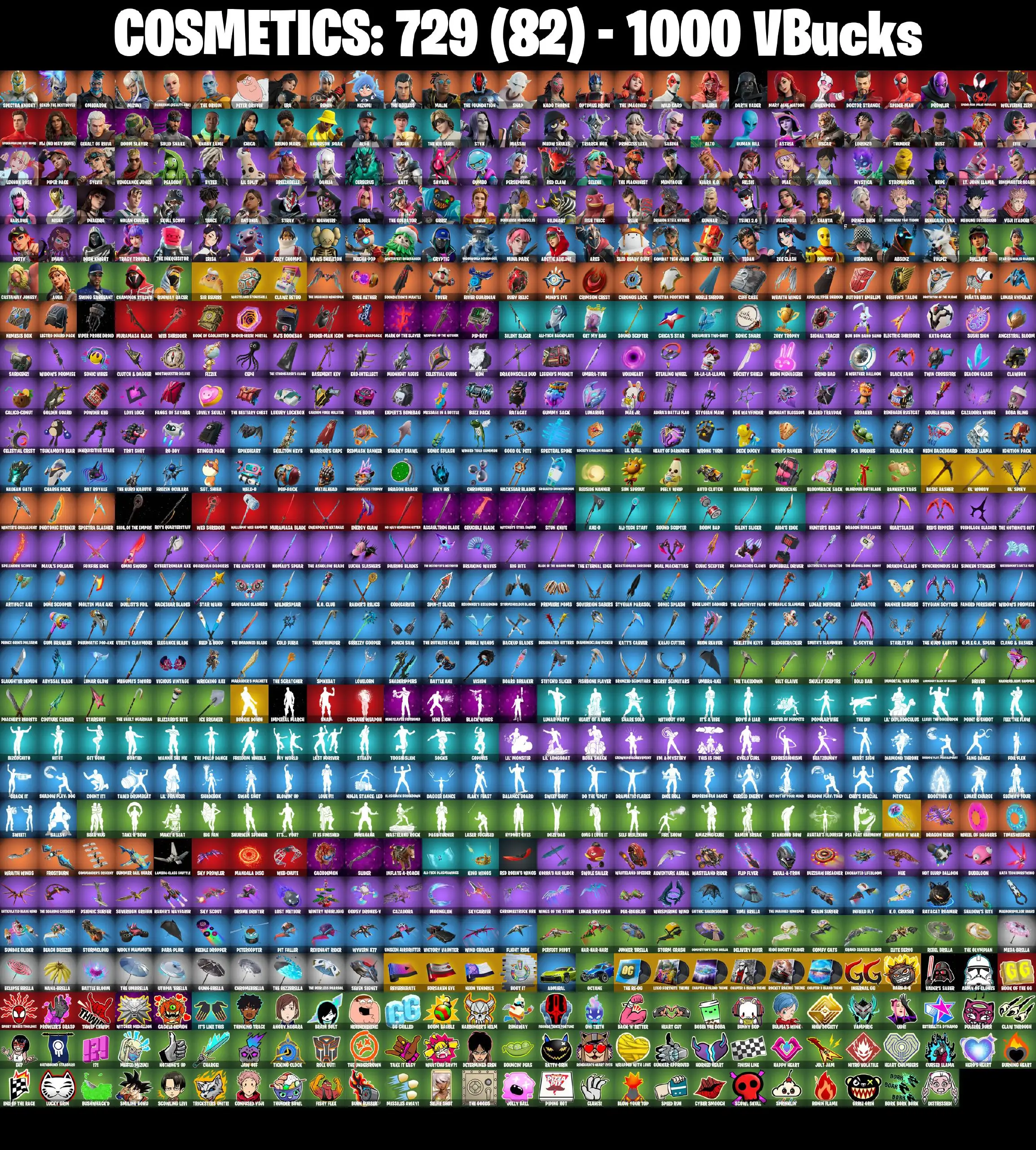 [PC/PSN/XBOX] 140 skins | Sir Beurre | Wasteland Stoneshell | Clawz Retro | Basic Basher | Ol' Woody | Ol' Spiky | Boogie Down | Neon Man O' War