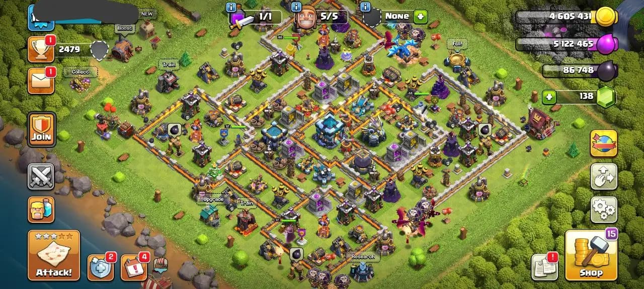 🔥 DONO TH13 DEAL 🔥 | HEROES 45•44•40•17•12 👑 | 500 WAR STARS 🏆 | GOOD WALLS 🧱 | INSTANT DELIVERY ⚡️
