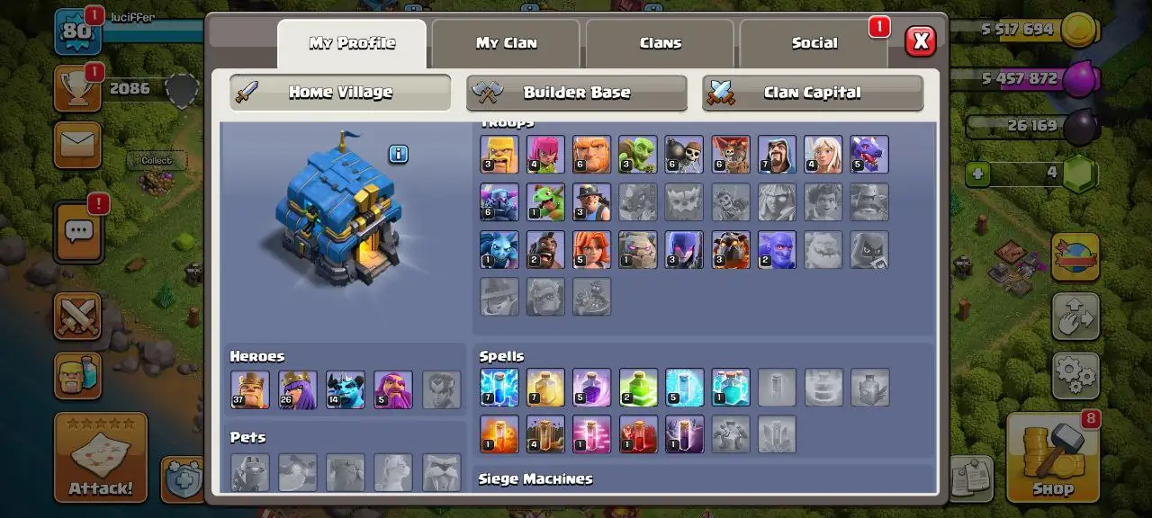 [#1318] SEMI-MAX TH 12 | 37-26-14-5 HEROES | FREE RENAME | INSTANT DELIVERY