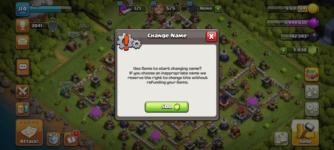 [#824] SEMI-MAX TH 12 | 34-36-30-10 HEROES | 500 RENAME | INSTANT DELIVERY