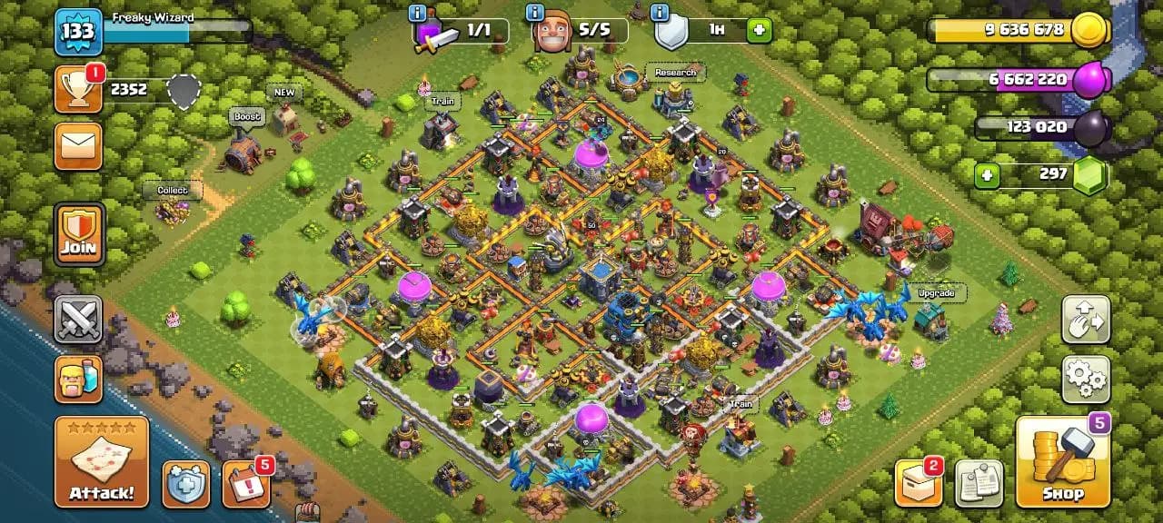 [#1403] [VP] SEMI-MAX TH 12 | 41-50-24-20 HEROES | SOME MAGIC ITEMS | 130+ CWL MEDALS | 500 RENAME | INSTANT DELIVERY