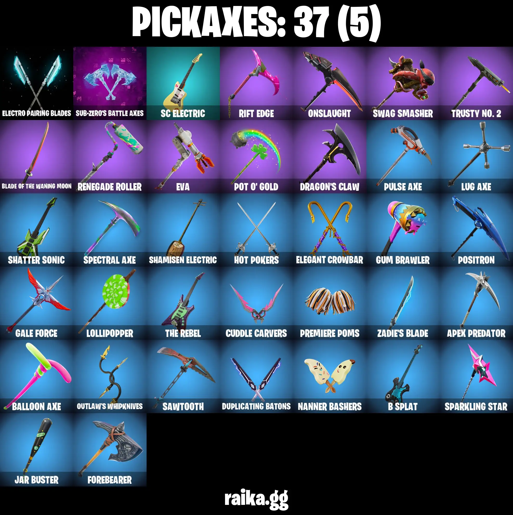 [PC/PSN/XBOX] FA 35 skins | The Reaper | Blue Squire | Royale Knight | Elite Agent | Take The L | Rogue Agent | Leviathan | Sky Stalker | 150 VB