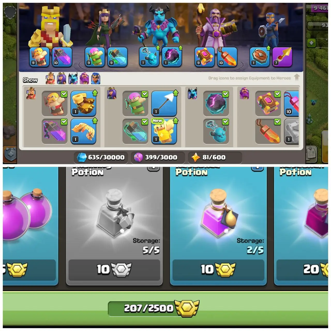 💥 SEMI MAX TH13 | HERO SET 57-56-41-21-2 | ROCKET SPEAR-7 | 207 CWL MEDALS | STACKED & READY | INSTANT DELIVERY ✅