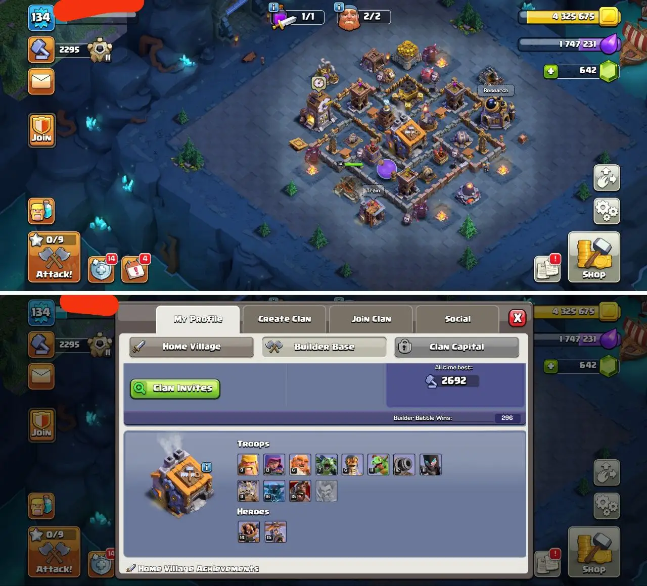 🔥 BUDGET TH13 WITH POWER ⚡️ | GOOD DEF 🔥 | CWL 760 🏅 | 500 RENAME 💠 | HEROES MAXING 👑 | DELIVERY INSTANT ✅